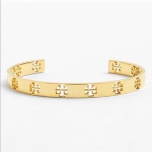 Authentic Tory Burch Cuff Bracelet Gold New NWOT